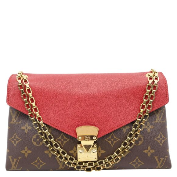 Louis Vuitton Handbags - Louis Vuitton  Pallas Chain Monogram Canvas Crossbody Bag Cherry